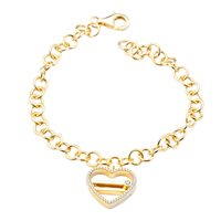 Pulsera Marcello Pane Mujer Letters in Plata Zirconia BRYL 007 - BRYL 007